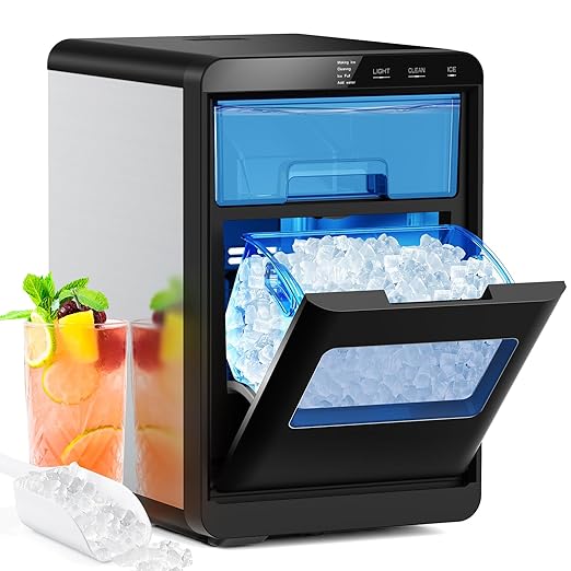 COWSAR Nugget Ice Maker 44Lbs/24H